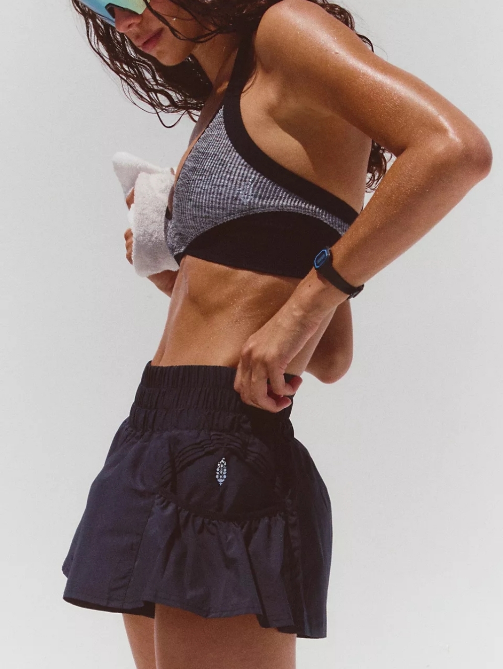 Free People Get Your Flirt On Shorts M